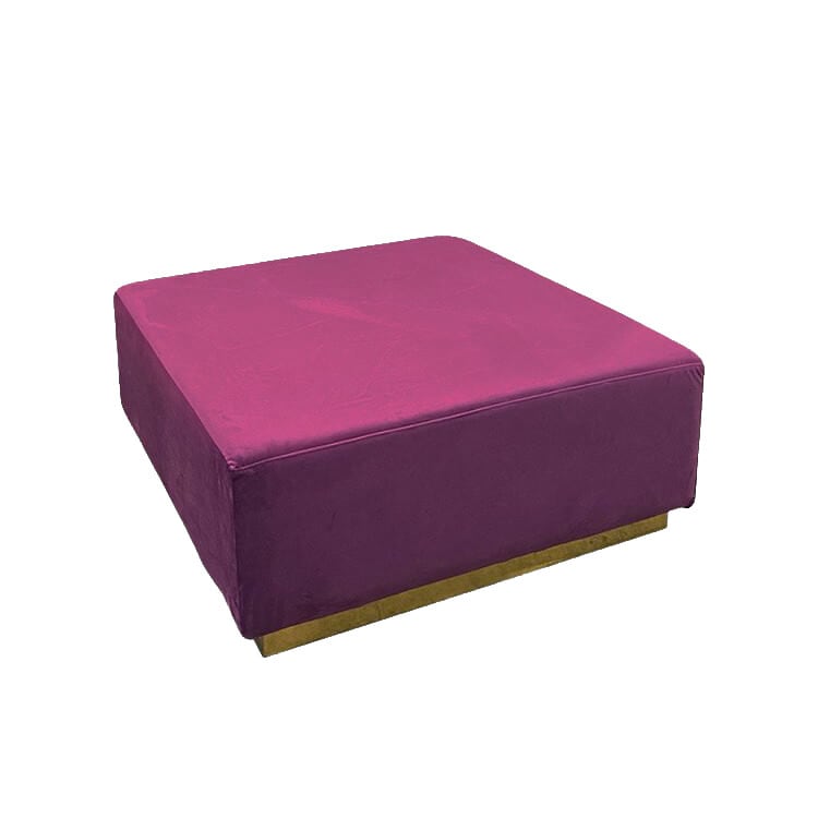 Colette Opus Ottoman - Berry