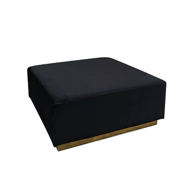 Colette Opus Ottoman - Black