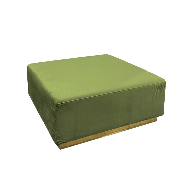 Colette Opus Ottoman - Moss