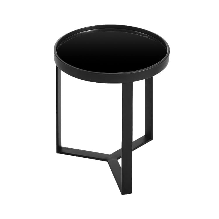 Baylor Side Table Black / Black Matte Top
