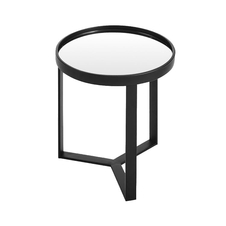 Baylor Side Table Black / White Top