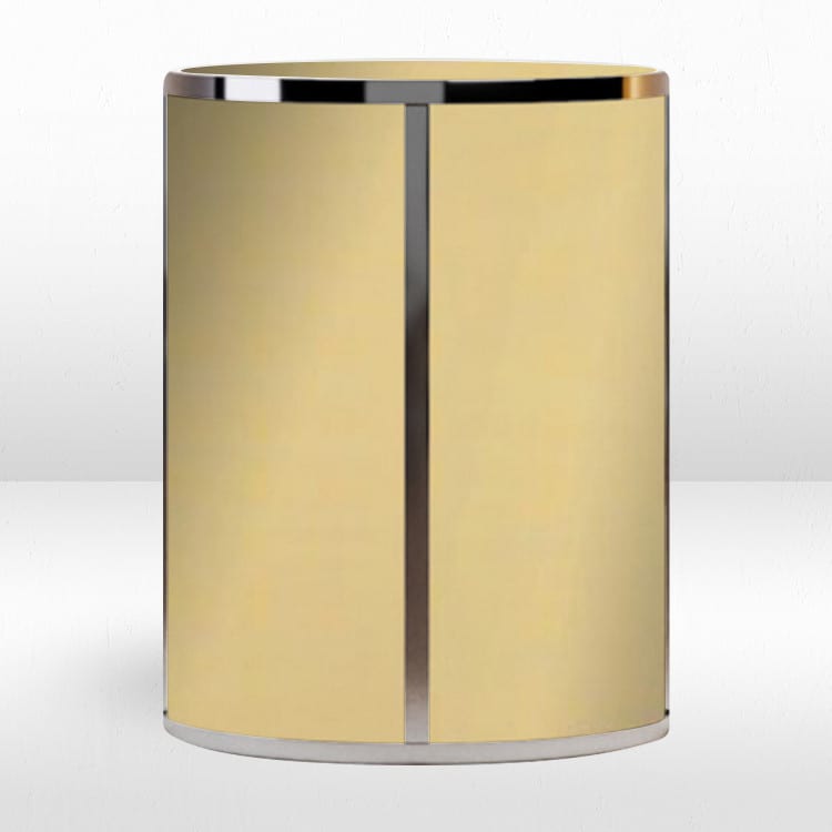 Dexter Side Table / Gold Mirror Inserts view 2