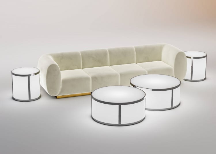 Dexter Side Table / White Inserts view 7