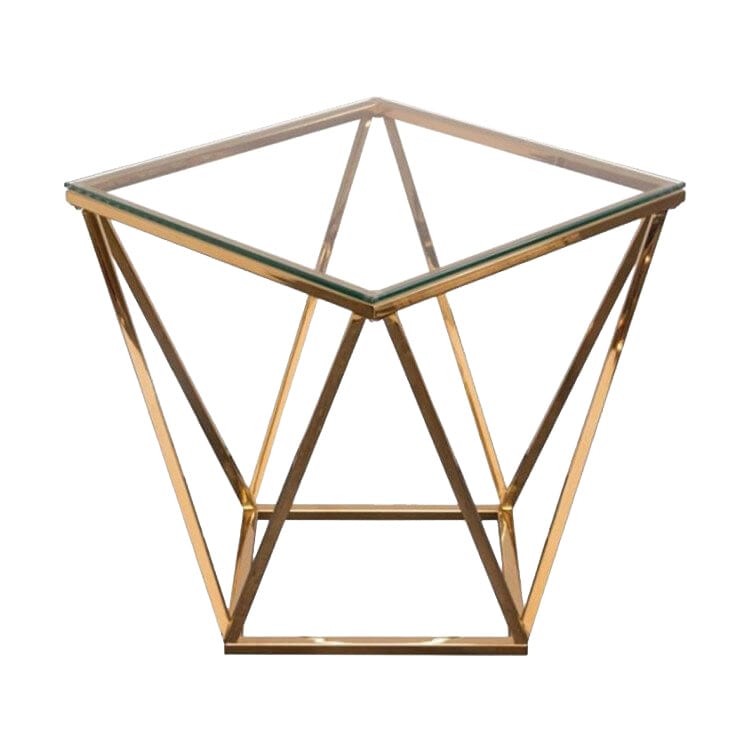 Gem Gold Frame Side Table