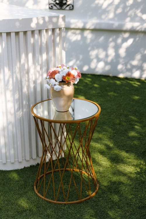 Hour Glass Side Table view 4