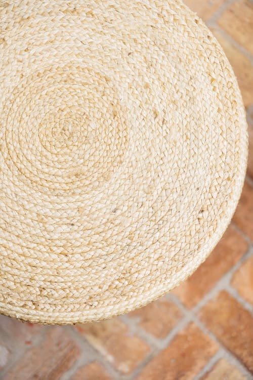 Jute Accent Side Table view 4
