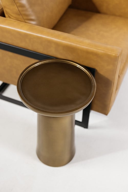 Mesa Side Table - Gold view 3