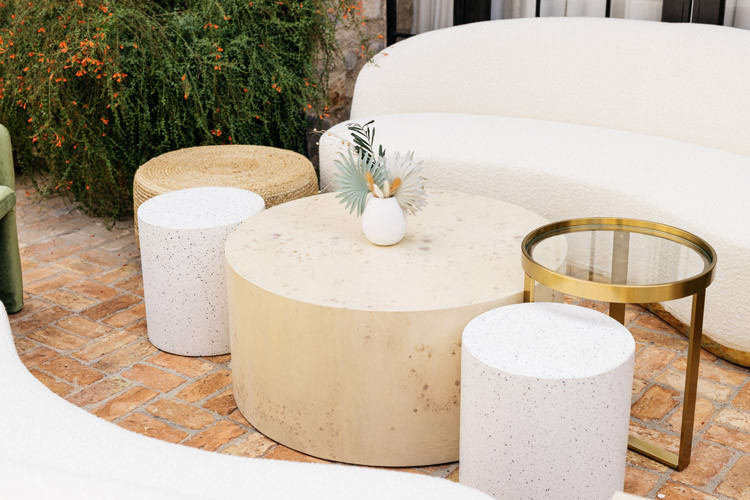 Solina Terrazo Side Table view 4