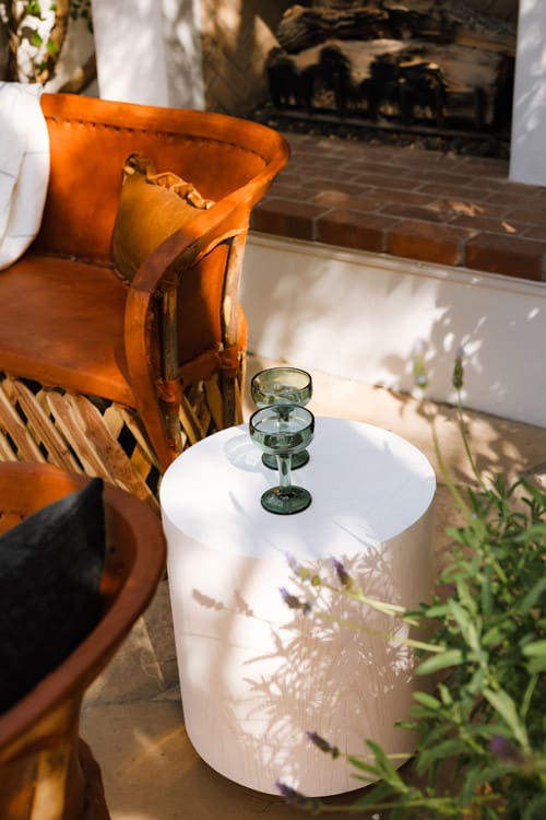White Elm Side Table view 9