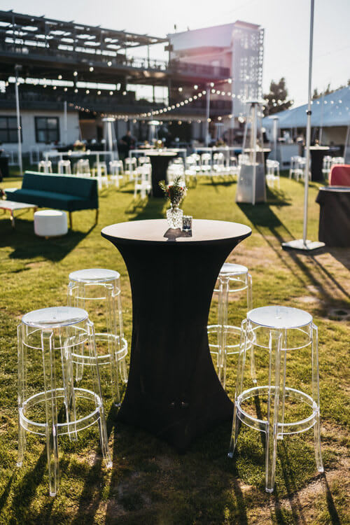 Elegant wedding decor rentals near me for Gilbert, AZ events.