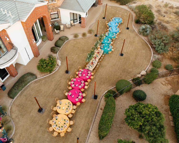 Disco-Inspired Wedding in the Arizona Desert