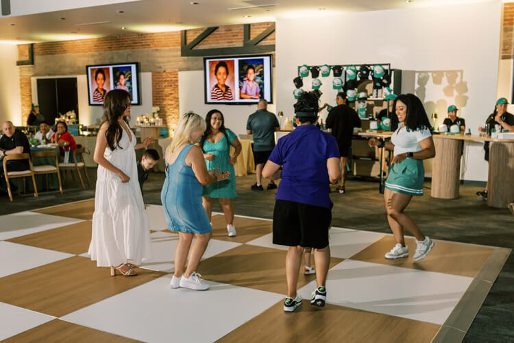 Dance Floor for a Wedding