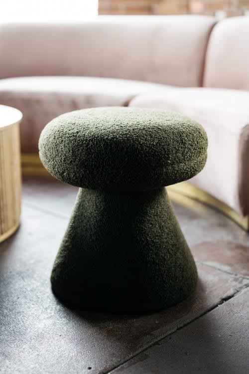 Zoe Ottoman - Green view 5
