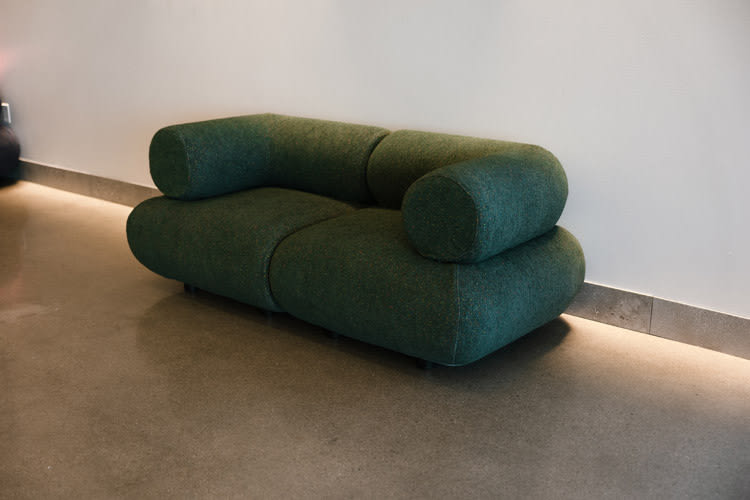Juno Loveseat - Confetti Emerald view 4