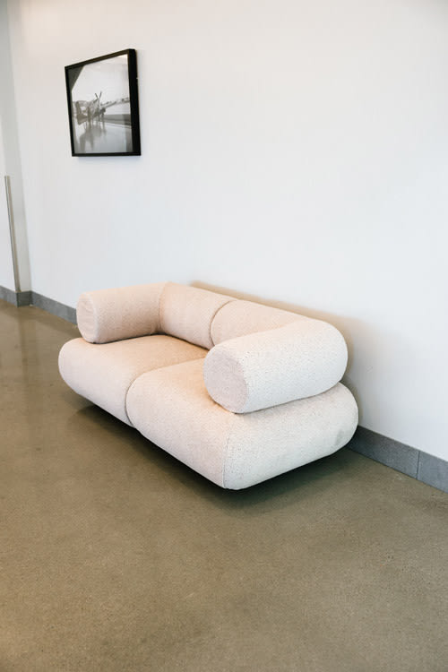 Juno Loveseat - Confetti Dusty Rose view 4