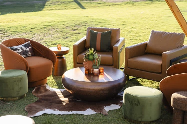 Copper Drum Coffee Table view 4