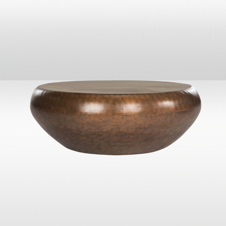 Copper Drum Coffee Table view 6