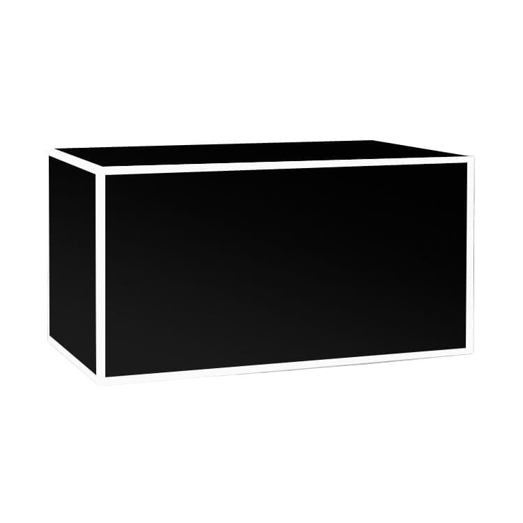 6ft Avenue Bar - White Frame / Black Inserts