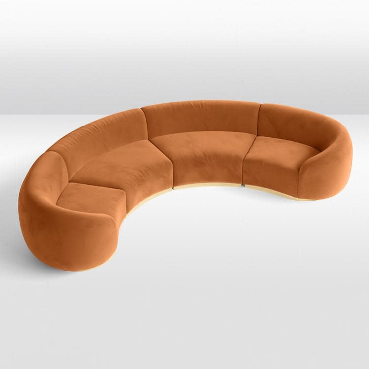 Cascade Crescent Sofa - Cinnamon view 2