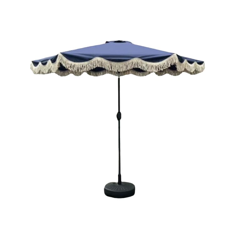 Party Umbrella - Blue w/ Fringe