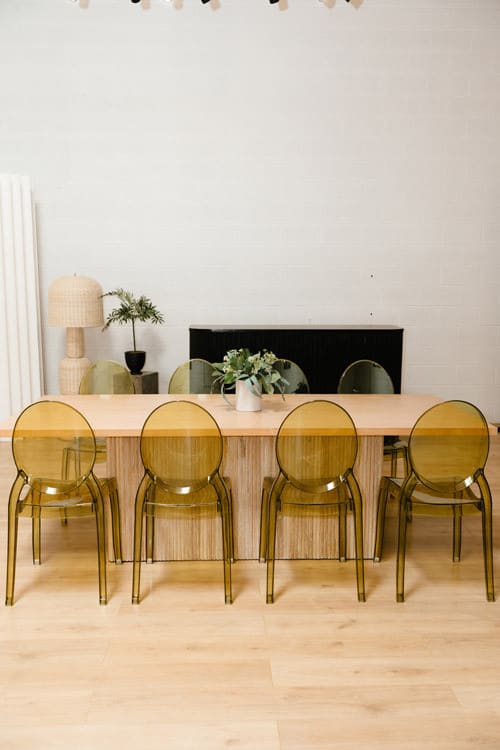 Ghost Dining Chair - Green view 5