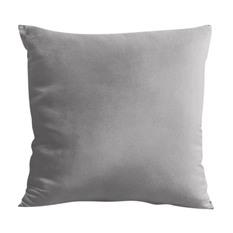 Grey Velvet Pillow