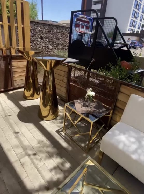 Royalty Cocktail Table - Gold view 3