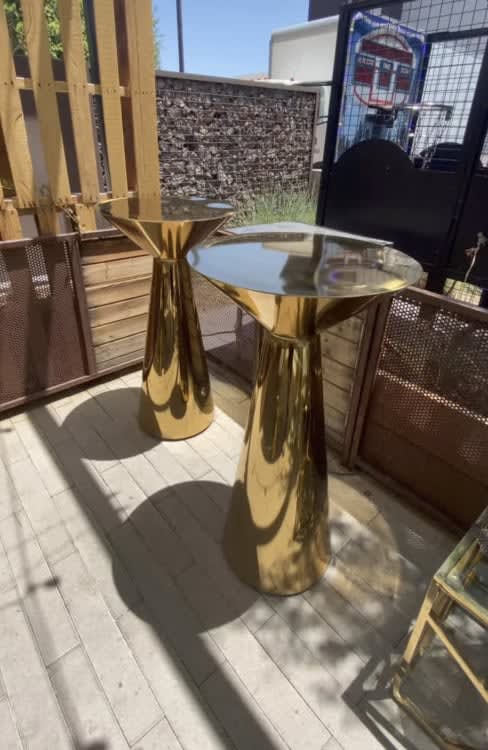 Royalty Cocktail Table - Gold view 4