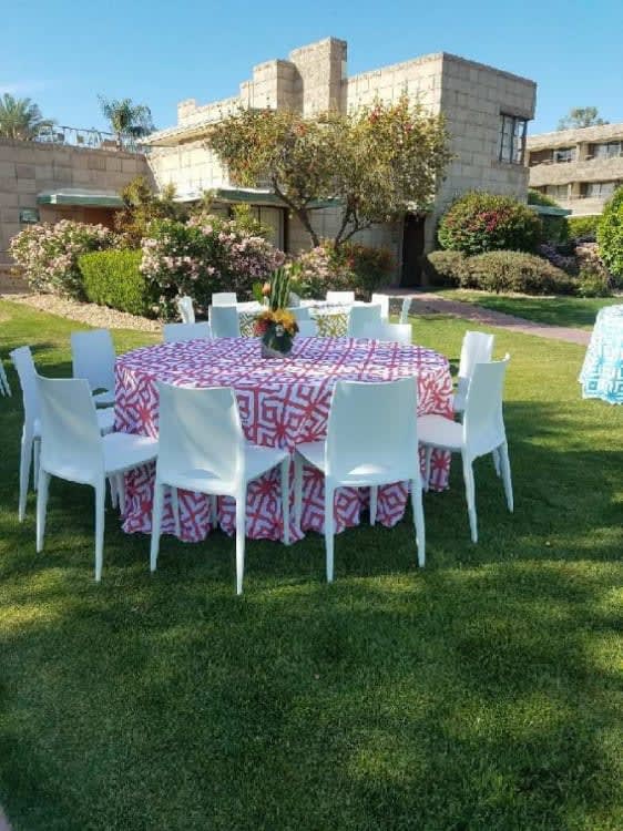 Crescent White Dining Chair view 3