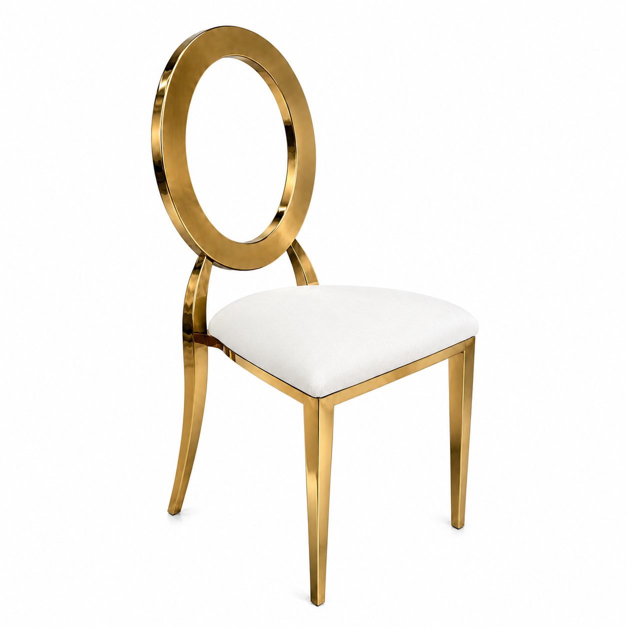 Halo Dining Chair with Ivory Pads