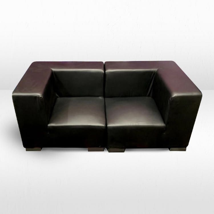 Mondrian Loveseat - Black view 4