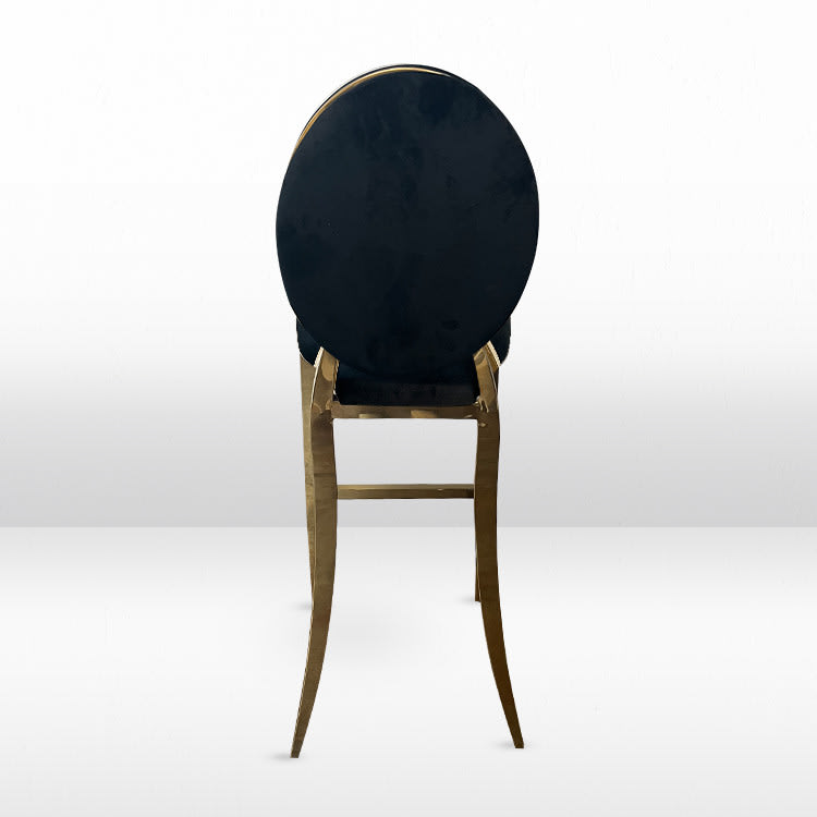 Garbo Bar Stool with Black Pads view 3