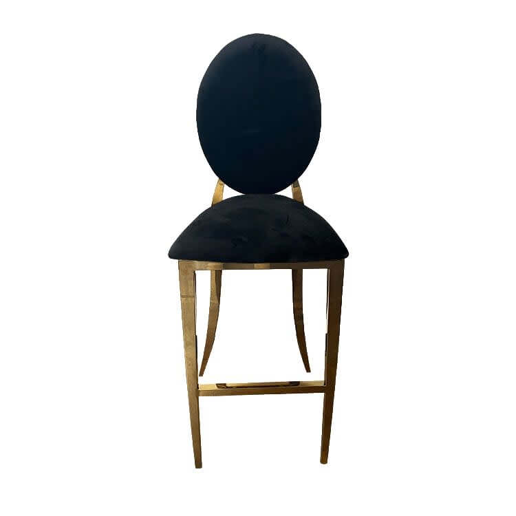 Garbo Bar Stool with Black Pads view 6