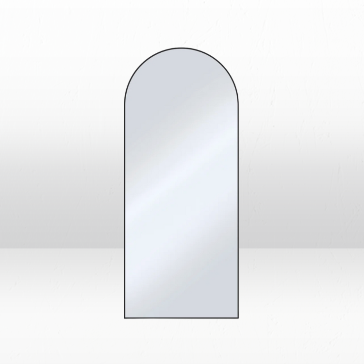 Full Length Mirror - Black Frame view 2