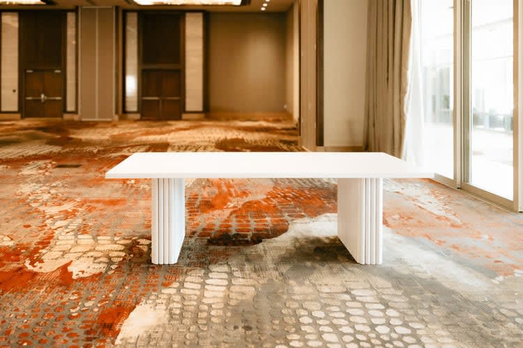 Raven Dining Table - White view 5