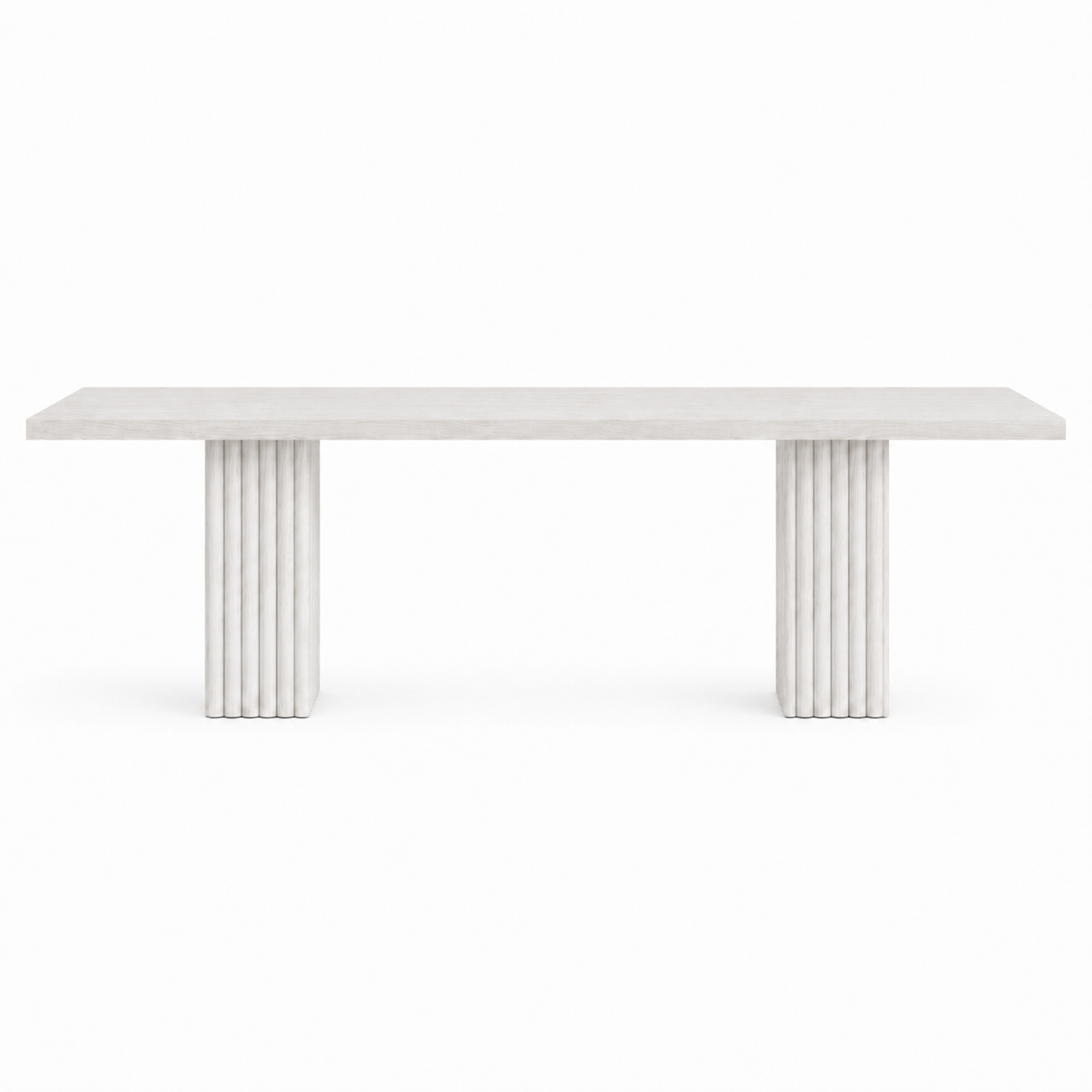 Raven Dining Table - White view 6