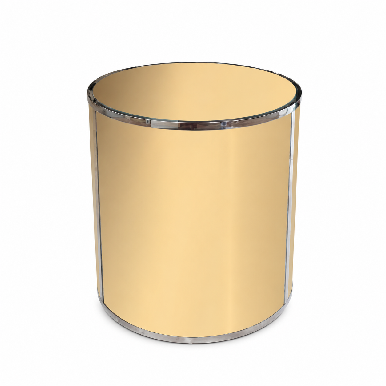 Dexter Bistro Table / Gold Mirror Inserts
