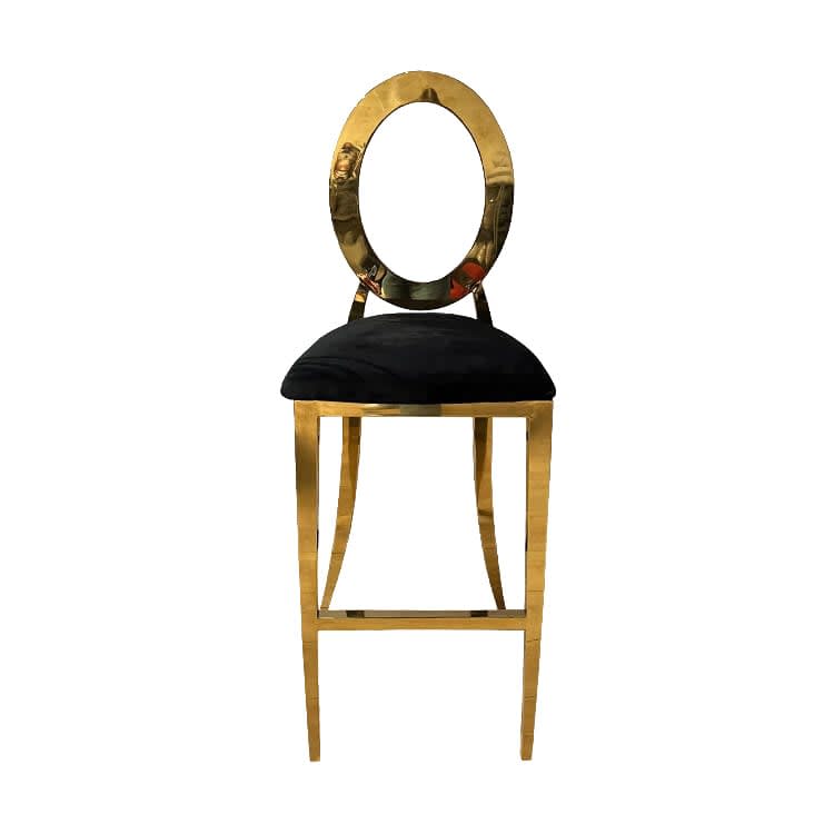 Halo Bar Stool with Black Pad view 6