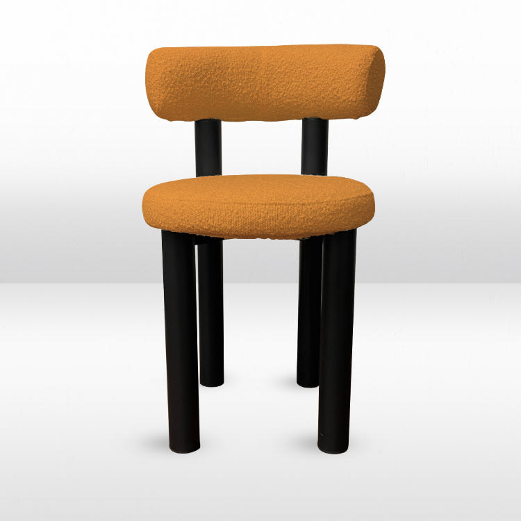 Ava Velvet Dining Chair - Caramel view 2