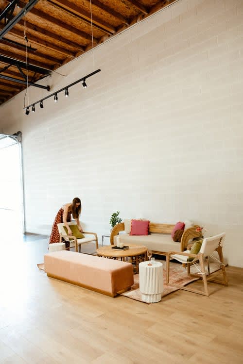 Colette Continental Bench - Blush view 4