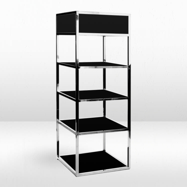 Morgan Barback - Silver Frame / Black Matte Inserts