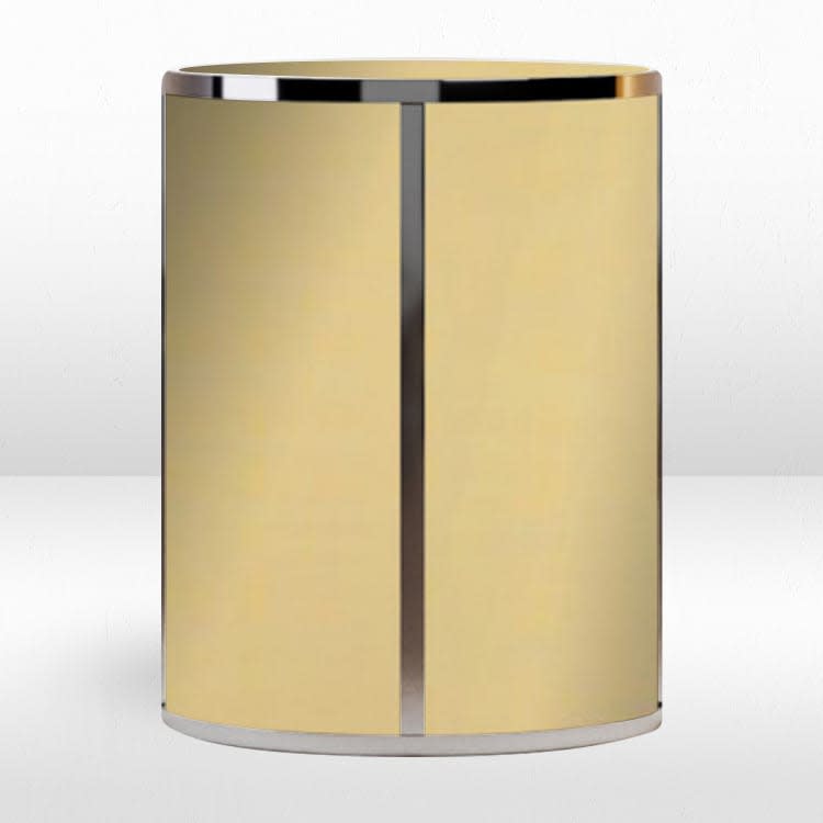 Dexter Side Table / Gold Mirror Inserts view 2