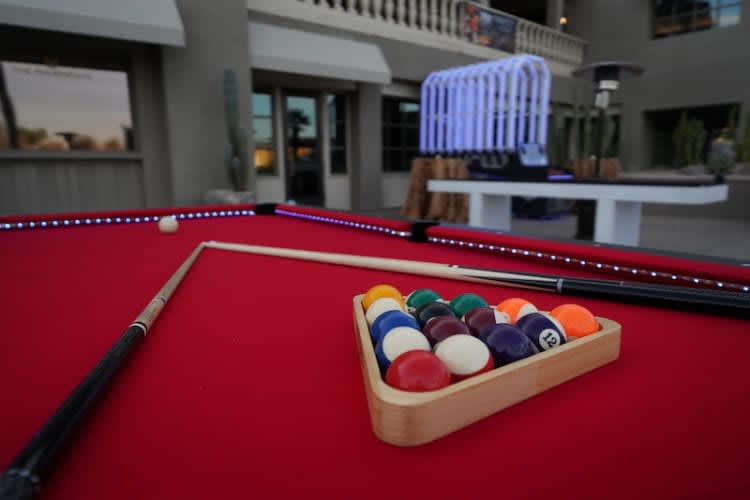 LED Pool Table view 3