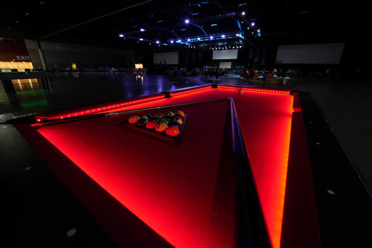 LED Pool Table view 4