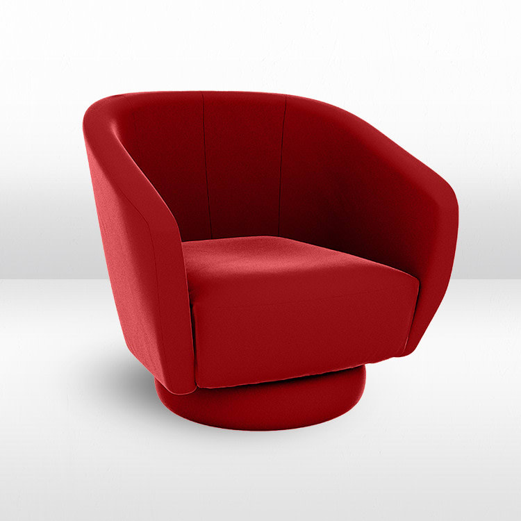 Avery Chair - Crimson