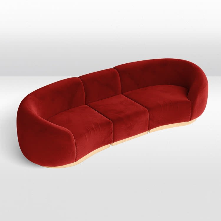 Cascade Sofa - Crimson view 2