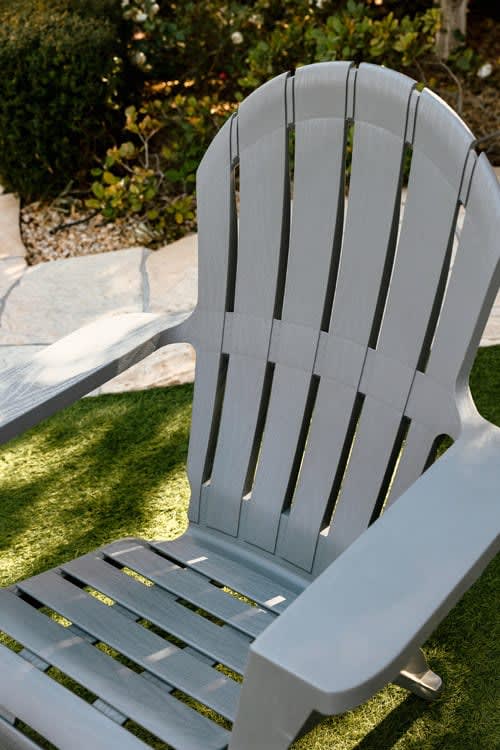 Adirondack Chair - Grey view 3