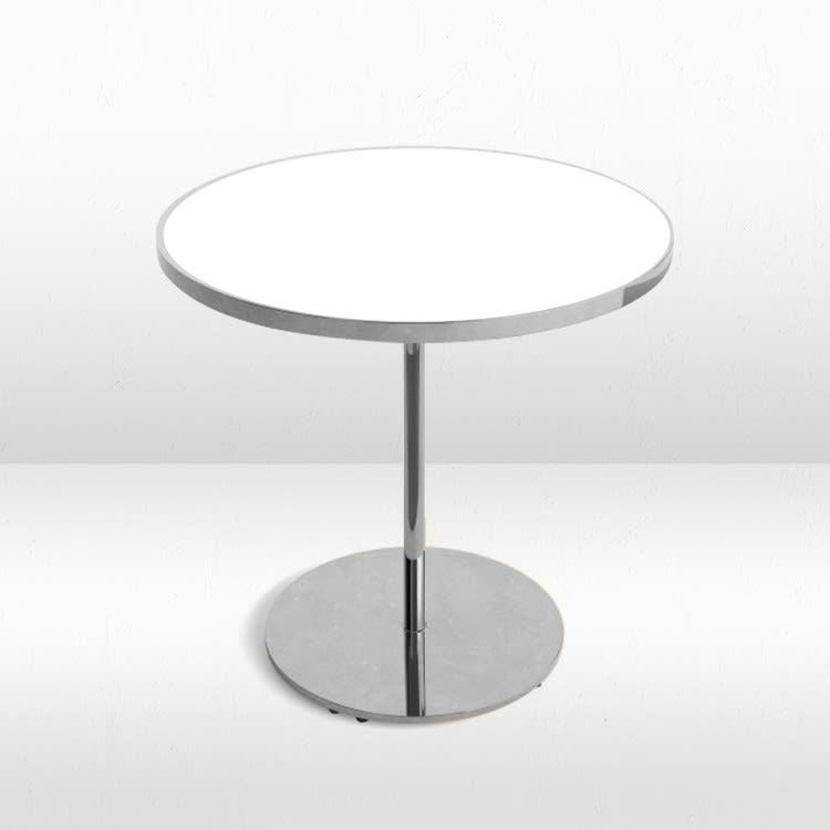 Virtu Silver Bistro Table - Silver view 2