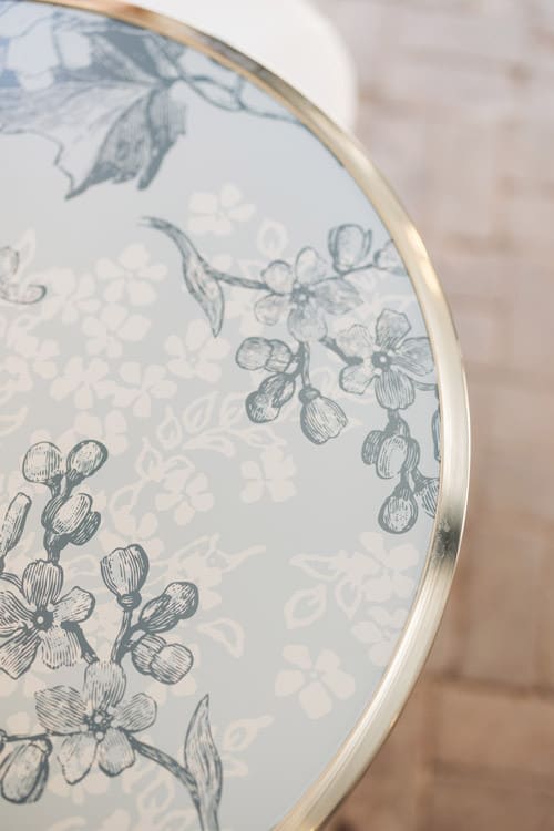 Virtu Silver Bistro Table - Silver view 5
