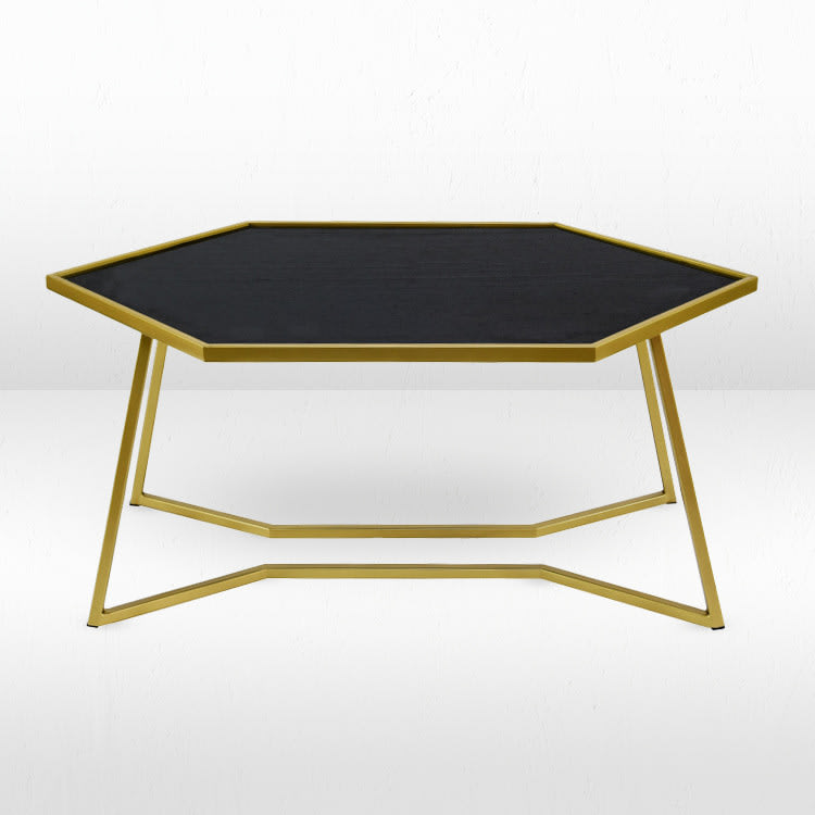 Geo Coffee Table / Black Matte Top view 2